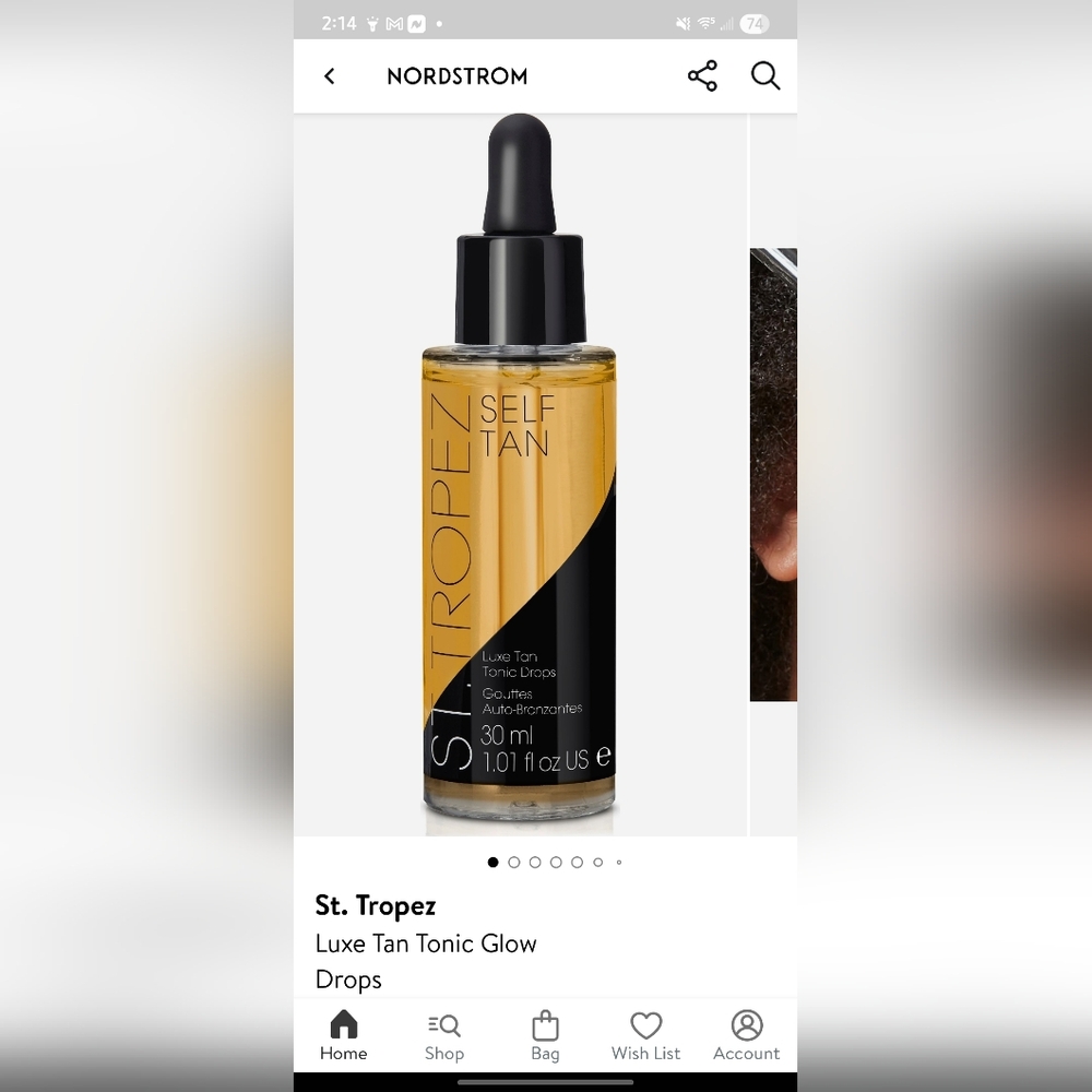St. Tropez Luxe Tan Facial Oil Drops